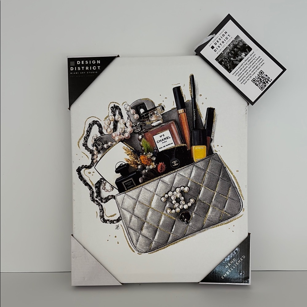 Fashion Quilted Handbag Canvas Art